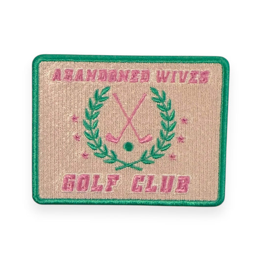 Abandoned Wives Golf Patch- 4"