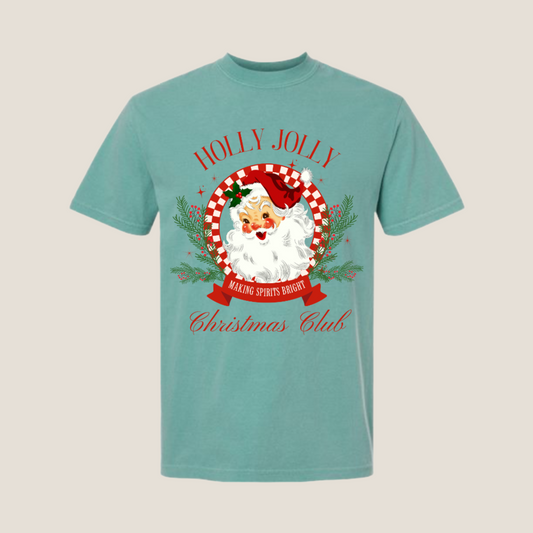 Holly Jolly Christmas Club Tshirt