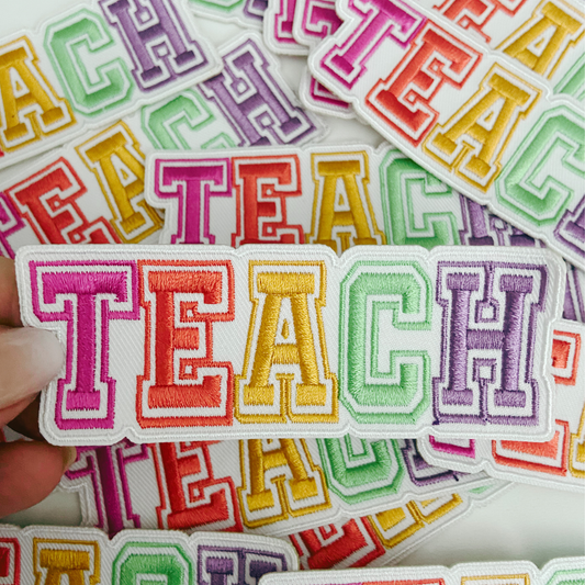 TEACH Multi Color Patch- 4"