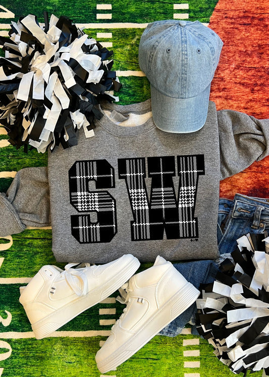 *Pre-Order* Spartans Plaid School Sweatshirt