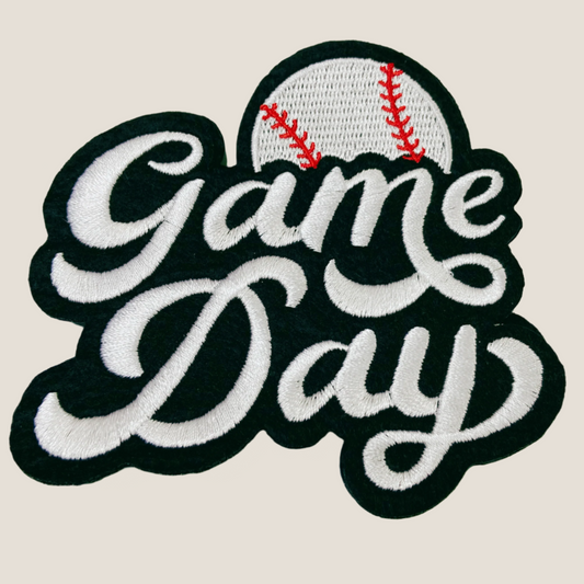 GAME DAY Baseball Patch- 4"