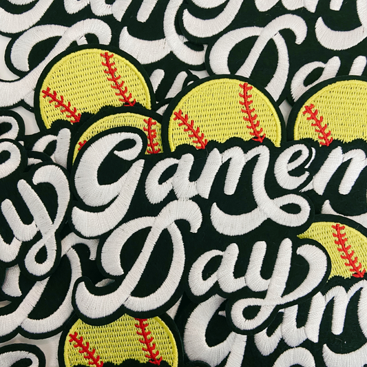 GAME DAY Softball Patch- 4"